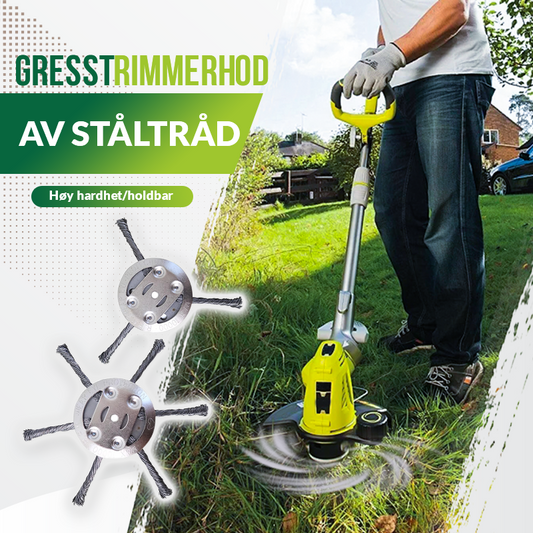 🔥Dagens begrensede tid 50% avslag🔥Gresstrimmerhode laget av ståltråd🌳🏡