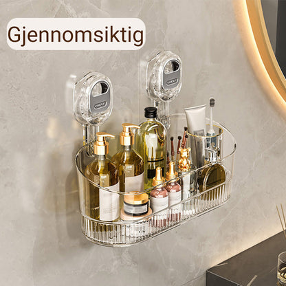 Oppbevaringsstativ med sugekopp og dreneringshull