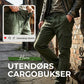 👖 50 % RABATT NÅ! 🛠️ Taktiske cargobukser i bomull – mange lommer, forsterkede sømmer og justerbar midje 👖🪖