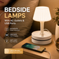 ⏳ Kun for en kort tid – 50 % RABATT ⏰💡 Nattbordslampe med stikkontakter og USB-porter