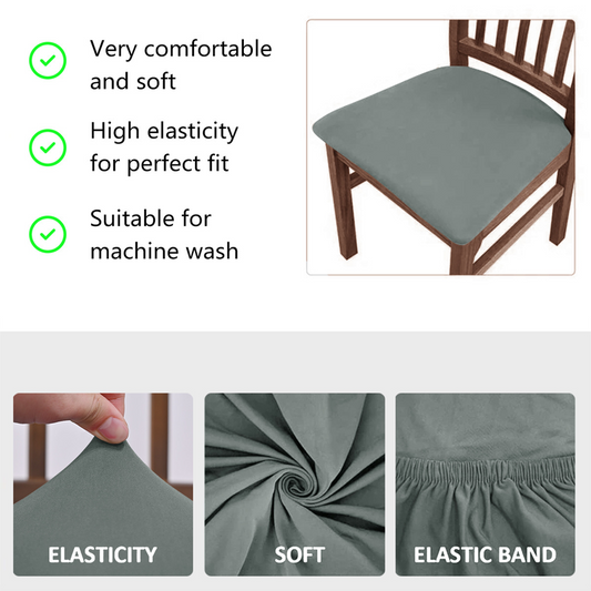 Elastiske vanntette stoltrekk (sett med 4)