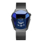 Teknologisk Inspirert Quartzklokke for Herre i Rustfritt Stål – 43 mm sporty design