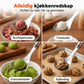 🎁 KJØP 1, FÅ 1 GRATIS – Kjøttbollemaker i rustfritt stål – glatt overflate – ergonomisk håndtak – for kjøttboller, fiskekaker og vegetarboller