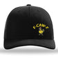 Snapback-caps med brodert vittig kylling