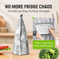 Gjenbrukbare oppbevaringsposer laget av forseglingsbar aluminiumsfolie