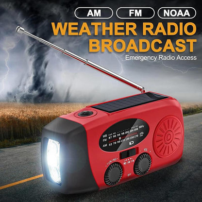 ⏳Kun for en kort tid – 50% RABATT ⏰🚨 Nödsolradio Trippel Ström – Ingen Signal? Ingen Problem! Spar 50% Nu!