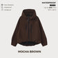 🧥 Hetter med bred brem 💧 Kort regnjakke i oversized passform med boblekant, justerbare mansjetter