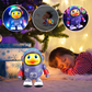 ⏳Tidsbegrenset tilbud⏰ Dansende Space Duck-leke - Interaktivt LED-lys og musikk med solsensor for kule kosmiske danserbevegelser 🌟🚀