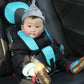🧸 Bærbart barnesete – 0–12 år, fempunktsbelte, pustende mesh. Passer i alle biler – perfekt til reiser! 🚗✈️