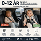 🧸 Bærbart barnesete – 0–12 år, fempunktsbelte, pustende mesh. Passer i alle biler – perfekt til reiser! 🚗✈️