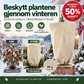 🌿❄️Profesjonell plantebeskyttelse mot frost – 80 g non-woven – Varmeisolerende – Pustende – Slitesterk – For trær, busker og grønnsaker 🧵🌱🛡️