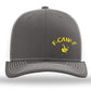 Snapback-caps med brodert vittig kylling