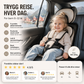 🧸 Bærbart barnesete – 0–12 år, fempunktsbelte, pustende mesh. Passer i alle biler – perfekt til reiser! 🚗✈️