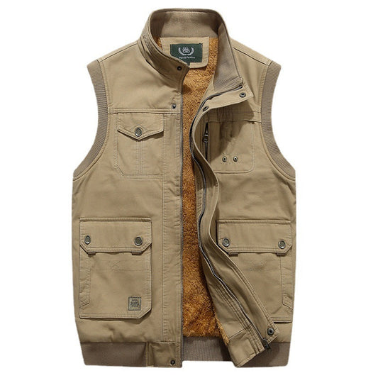 Herre Multilomme Vintage Vest – Den Perfekte Gaven Til Pappa