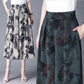 Kvinnenes Elegante Chiffon Vidbuksette Culottes