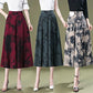 Kvinnenes Elegante Chiffon Vidbuksette Culottes