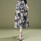Kvinnenes Elegante Chiffon Vidbuksette Culottes