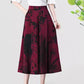 Kvinnenes Elegante Chiffon Vidbuksette Culottes