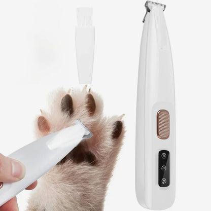 😻 Vanntett oppladbar PET-barbermaskin med LED-lys