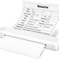 Bærbar trådløs skriver, ideell for bruk på farten, D810 Bluetooth-termisk skriver, støtter papirstørrelse US Letter 8,5 x 11 tommer, inkludert skrivere for tatoveringsstudioer og kontorer.