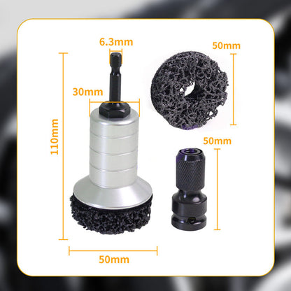 Verktøysett for rustfjerning og vedlikehold av bilhjul