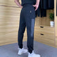 Herresett med høy stretch, kortermet topp og joggebukse med 2 stk.