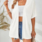 Elegant løs kortermet cardigan