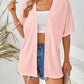 Elegant løs kortermet cardigan
