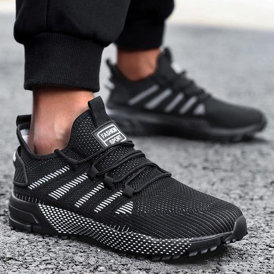 Pustende mesh joggesko for menn
