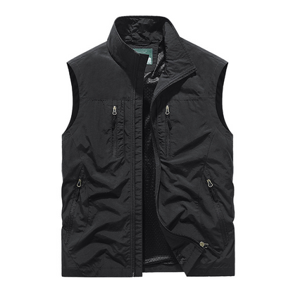 ⏳Tidsbegrenset spesialtilbud⏰Oversized ermeløs vest med lommer for menn