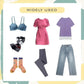 👕 7-Grid Wardrobe Organizer | Space-Saving Storage
