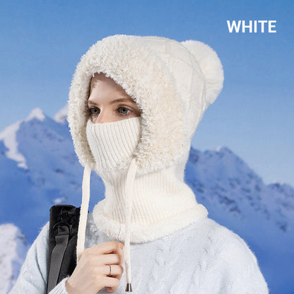 ❄️SISTE DAGS KAMPANJE - 50 % RABATT 💖 3-i-1 vinterbalaklava for kvinner
