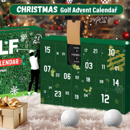 ⏳ Kun for en kort tid – 50 % RABATT ⏰24 deler jule-golf adventskalender