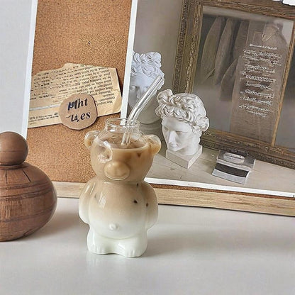 Søt gjennomsiktig bjørneglass