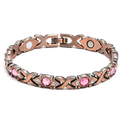 Elegant justerbar armbånd for dame med strass