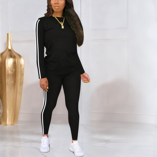 Todelt langermet joggedress for damer