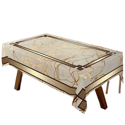 Vanntett bordduk med marmormønster