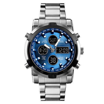 ⌚Vanntette militærklokker for menn – analog-digital, slitesterk og funksjonell design for friluftsliv🏕️
