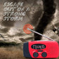 ⏳Kun for en kort tid – 50% RABATT ⏰🚨 Nödsolradio Trippel Ström – Ingen Signal? Ingen Problem! Spar 50% Nu!