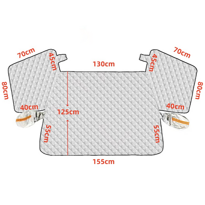 🚗 50% OFF! ❄️ Magnetic Windshield Cover – All-season snow & sun protection ✨