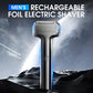 💎 50% RABATT! 💎 Oppladbar foliebarbermaskin for menn – 3D-vippehode, IPX6 vanntett & USB-C hurtiglading ⚡🪒