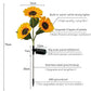 🌻50 % RABATT! ☀️ Vanntette solcellelamper – Realistiske blomsterblader, IP65 værbestandig og lyser automatisk i 8–12 timer ☀️🌻