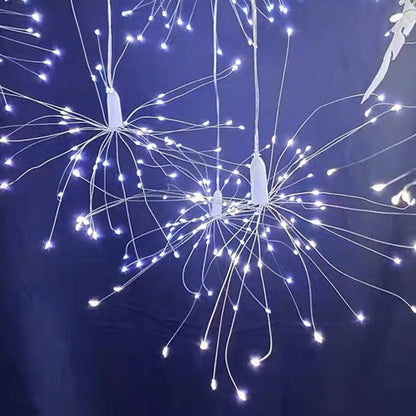 Julefyrverkeri LED kobbertrådslyngelys