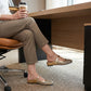 📢📢48% RABATT !!!⏰Vevde Mary Jane-mules med firkantet tå til dame