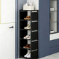 👠 50 % RABATT NÅ! 🚪 Vertikal skohylle til inngangsparti – Plassbesparende, solid metallramme og enkel montering 👟