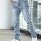 Moderne slim fit stretchjeans for menn