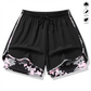 Dame casual treningsshorts med innebygd liner