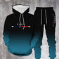Joggedress for Herre med Gradient - Sett med Hettegenser og Joggebukse