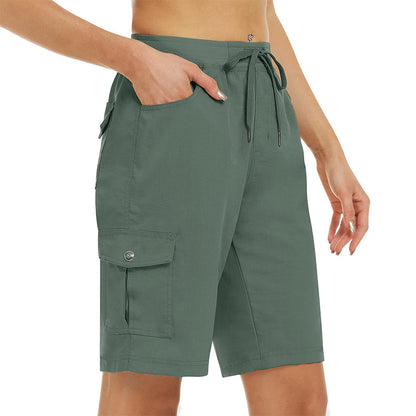 Hurtigtørkende Cargoshorts for Dame med Praktiske Lommer