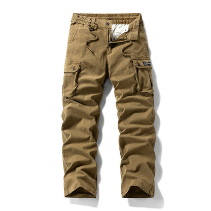 👖 50 % RABATT NÅ! 🛠️ Taktiske cargobukser i bomull – mange lommer, forsterkede sømmer og justerbar midje 👖🪖